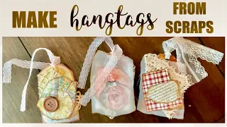 How to make hang tags | paper crafts | junk journaling