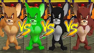 Tom and Jerry in War of the Whiskers Monster Jerry Vs Monster Jerry Vs Jerry Vs Jerry (Master CPU)