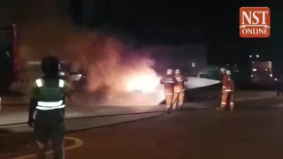 53-year-old man burns to death in fiery car crash