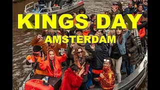 Netherlands Experience, Kings Day celebrations Amsterdam, Netherlands biggest street party,