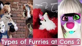 TYPES OF FURRIES AT CONS 2 (w/ @StormiFolf & @LikeaFauxProductions)