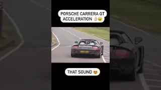 Porsche Carrera GT Acceleration #shorts #porsche