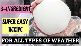 3-INGREDIENT "SUPER EASY" FONDANT RECIPE (FOR ALL TYPES OF WEATHER)