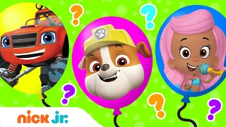 Balloon Popping Fun! Ep. 9 🎈 w/ Bubble Guppies, Blaze, & Dora the Explorer! | Nick Jr.