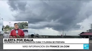 Informe desde Tampa: Idalia se fortalece y tocará tierra en Florida como huracán