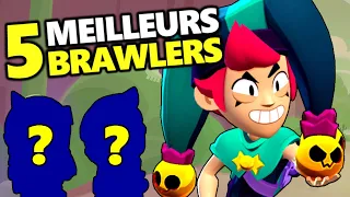 TOP 5 des MEILLEURS brawlers de la META actuellement !! Chester?