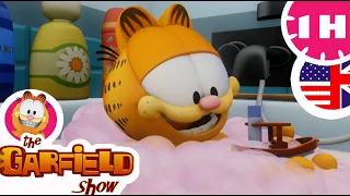 🛀Garfield takes a bath!🛀- HD Compilation