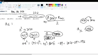 AMC 10A 2020 Problem 11