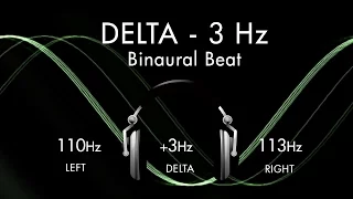 Profound Delta Meditation - 1hr Pure Binaural Beat Session at ~(3Hz)~ Intervals