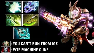 SUPER MACHINE GUN Max Attack Speed Sniper 1000 GPM/XPM Melting Enemies Like a Pro WTF Dota 2