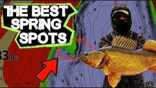 How To Find Spring Walleye Fishing Spots