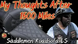 My thoughts after 1500 miles on the Saddlemen Roadsofa LS. 2022 Harley Davidson Road Glide Limited.