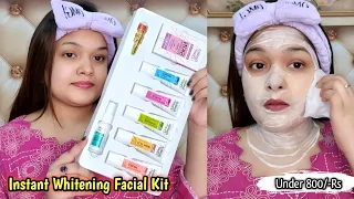 Golden Pearl Whitening Facial For instant Glow || Honest Review || Facial Kit Under 800/-Rs...