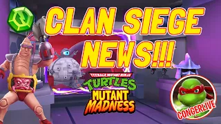 CLAN SIEGE INFO RELEASED!!! IS IT WORTH THE HYPE?!! TMNT MUTANT MADNESS