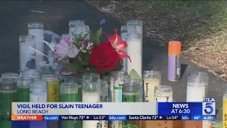 Vigil remembers teen fatally shot in Long Beach