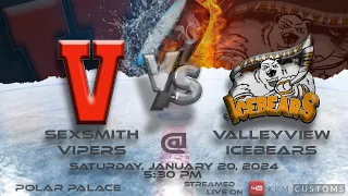 U18 Sexsmith Vipers vs Valleyview Icebears