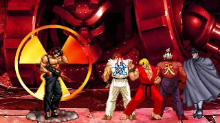 [KOF Mugen] Nuclear Ralf Vs Super Street Fighter Team