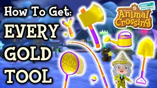 Get EVERY Gold Tool in Animal Crossing New Horizons