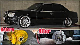 ///AMG Brake System from W211 E55 ///AMG to W124 E500 M113 Swapped [UPGRADE]