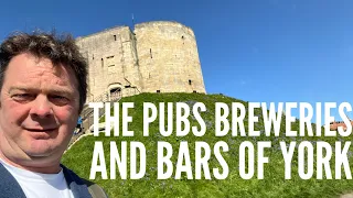 1 Hour 30 Minute Movie!! The Pubs Breweries & Bars Of York UK , Where To Drink & Eat In York UK