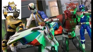 Power Rangers The Lightning Collection Episode 3 (Power Rangers Vs Blaze) [Stop Motion]