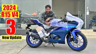 New Yamaha R15 V4 2024 Facelift Model Update Price Mileage Features Full Review