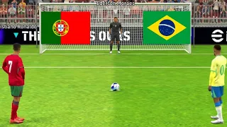 Ronaldo vs Neymar Jr Match | Portugal Vs Brazil Match | Penalty Shootout Match | Efootball 24 |