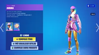 "NOVA SKIN AURORA" LOJA DE ITENS DE HOJE FORTNITE { 1 de janeiro } - Fortnite Battle Royale