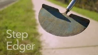 How to Use a Step Edger : Garden Tool Guides