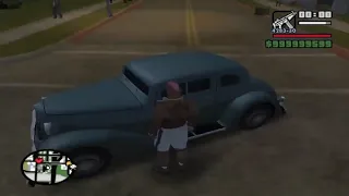 GTA San andreas طريقة فتح السيارات المقفولة بدون مود او غش في لعبة