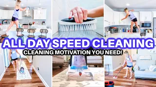 *HUGE ALL DAY SPEED CLEAN WITH ME 2021 | EXTREME CLEANING MOTIVATION | CLEANING ROUTINE + HOMEMAKING