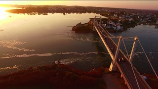 DRONE - De pont Lorois à la barre d'Étel