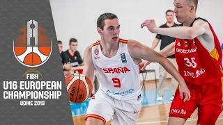 Spain v Germany - Full Game - FIBA U16 European Championship 2019
