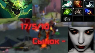 Дед наказал вайпера на сфе | qakasha dota2