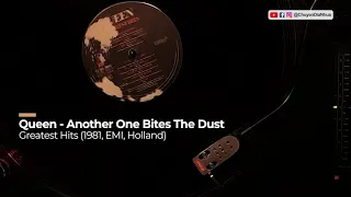 Queen - Another One Bites the Dust (vinyl, lyrics, music video, Bohemian Rhapsody movie parody)