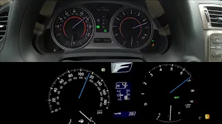 Custom tuned Lexus IS350 vs Lexus ISF 0-140mph