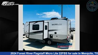 Breathtaking 2024 Forest River Flagstaff Micro Lite Travel Trailer RV For Sale in Mesquite, TX