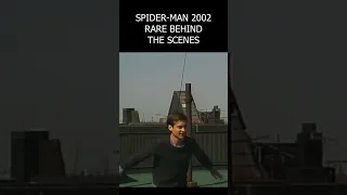 Spider-Man 2002 rare behind the scenes - Peter jumps