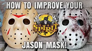 How to Improve Your $15 Spirit Halloween Jason Mask - Friday the 13th DIY
