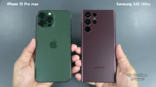 iPhone 13 Pro max vs Samsung Galaxy S22 Ultra | SpeedTest