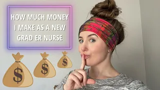 New Grad Registered Nurse Pay // How much do I make as a New Grad RN working in the ER?