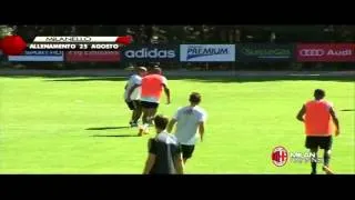 Milanello Allenamento 25-08-2013 Part 2