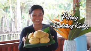 PUTO KAMOTENG KAHOY | Traditional way of making Putong Kamoteng Kahoy with Bukayo Filling