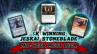 5K WINNING JESKAI STONEBLADE! Legacy Stoneforge Mystic control MTG