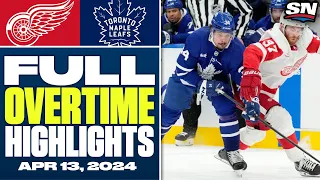 Detroit Red Wings at Toronto Maple Leafs | FULL Overtime Highlights - April 13, 2024