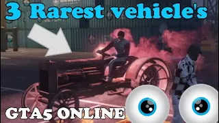 3 Rarest Vehicle's.Ft Rusty tractor.GTA5 ONLINE.