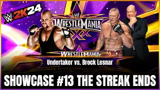 WWE 2K24 Showcase WrestleMania XXX The Streak Ends (Brock Lesnar vs The Undertaker)