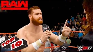 WWE 2K17 Top 10 RAW Moments | Dec. 12, 2016 (WWE Top 10)