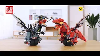 Remote Control Smart Programming Robot Building Blocks Dinosaur Toy - Gearbest.com