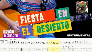 🎸🔥Fiesta en el desierto - Montesanto (La la la🎉) - Guitarra - Partituras y Tabs 🎸🎶 #partituras #tabs